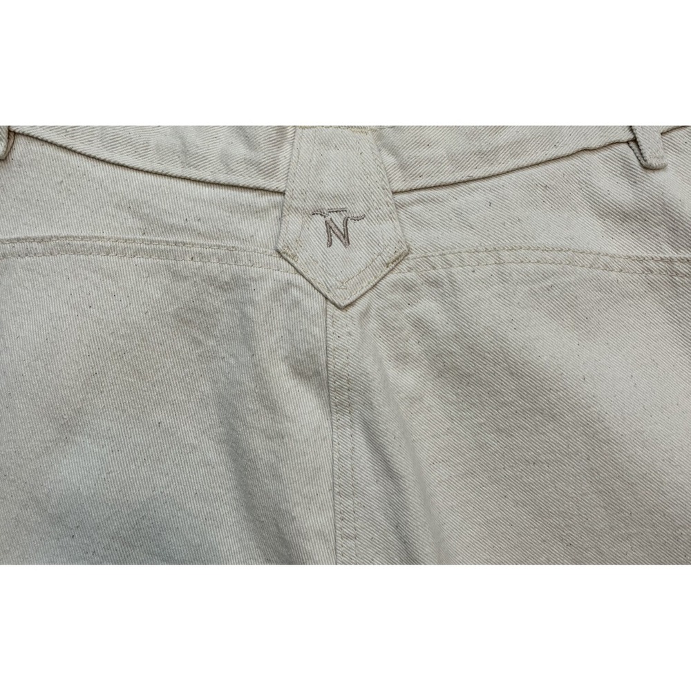 N Thoroughbred-Western, 70/80s, Vintage, Cream, Long, USA, HighRise, Jean. Sz-13 - Picture 10 of 10